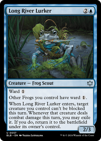 {@C} Long River Lurker [Bloomburrow][BLB 057]