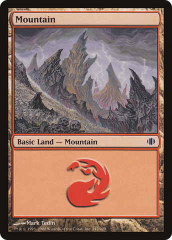 {B}[ALA 242] Mountain (242) [Shards of Alara]