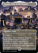 {R} Eiganjo, Seat of the Empire (Borderless Alternate Art) [Kamigawa: Neon Dynasty][NEO 413]