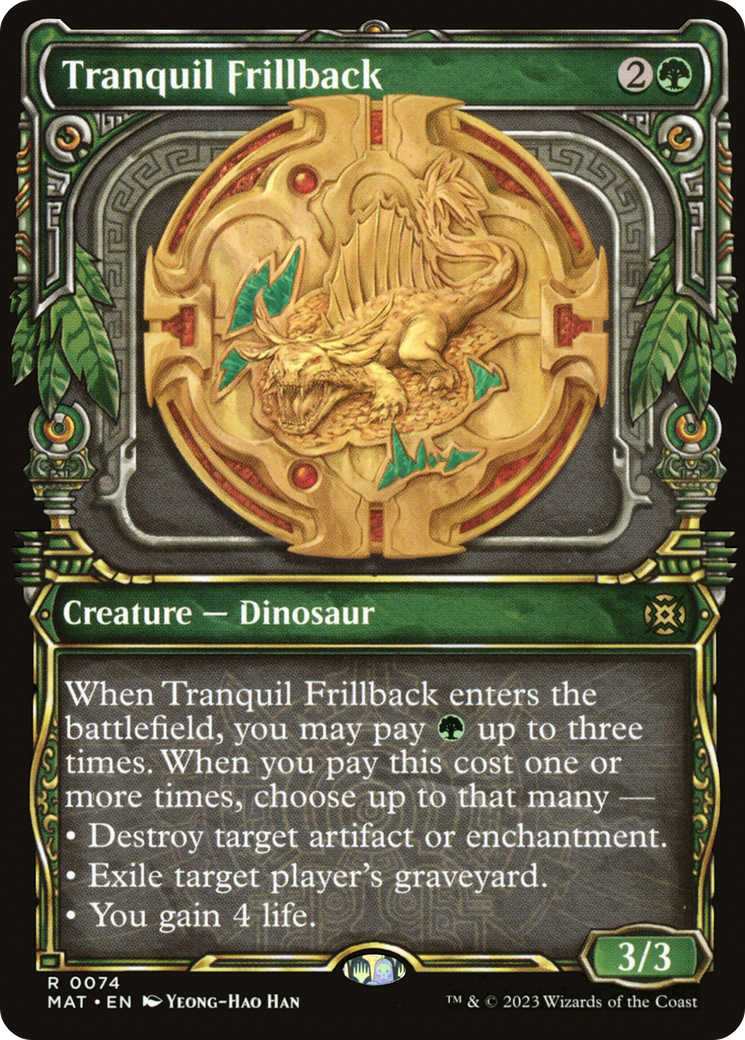 {R} Tranquil Frillback (Showcase) [March of the Machine: The Aftermath][MAT 074]