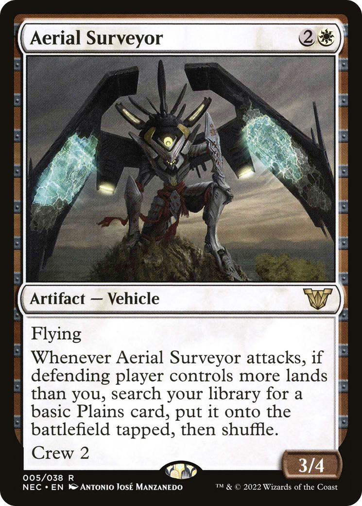 {R} Aerial Surveyor [Kamigawa: Neon Dynasty Commander][NEC 005]