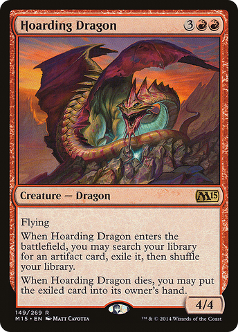 {R} Hoarding Dragon [Magic 2015][M15 149]