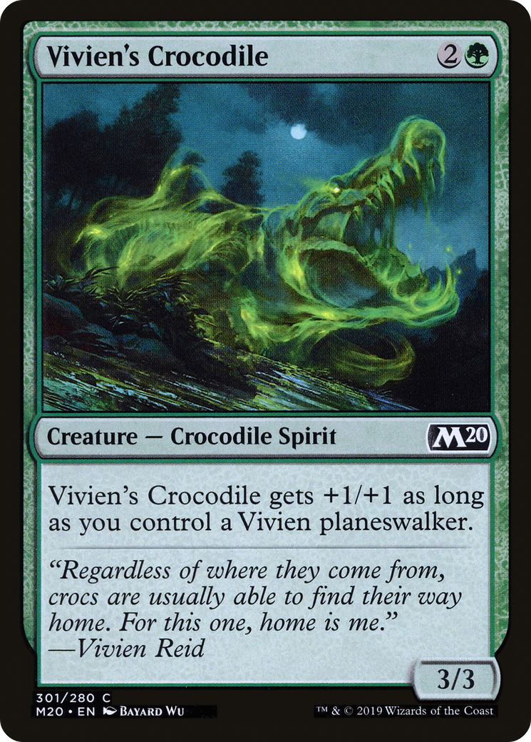 {C} Vivien's Crocodile [Core Set 2020][M20 301]