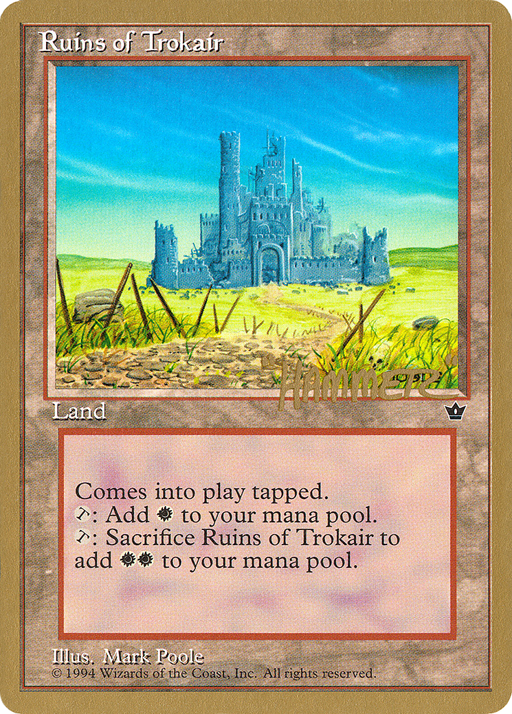 {C} Ruins of Trokair (Shawn "Hammer" Regnier) [Pro Tour Collector Set][GB PTC SHR100]