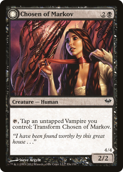 {C} Chosen of Markov // Markov's Servant [Dark Ascension][DKA 055]