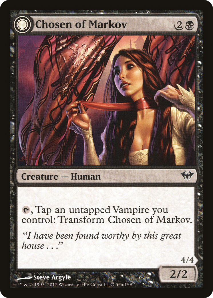 {C} Chosen of Markov // Markov's Servant [Dark Ascension][DKA 055]