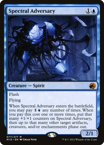 {R} Spectral Adversary [Innistrad: Midnight Hunt][MID 077]