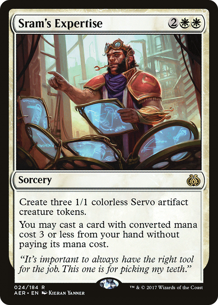{R} Sram's Expertise [Aether Revolt][AER 024] - Misty Mountain Games