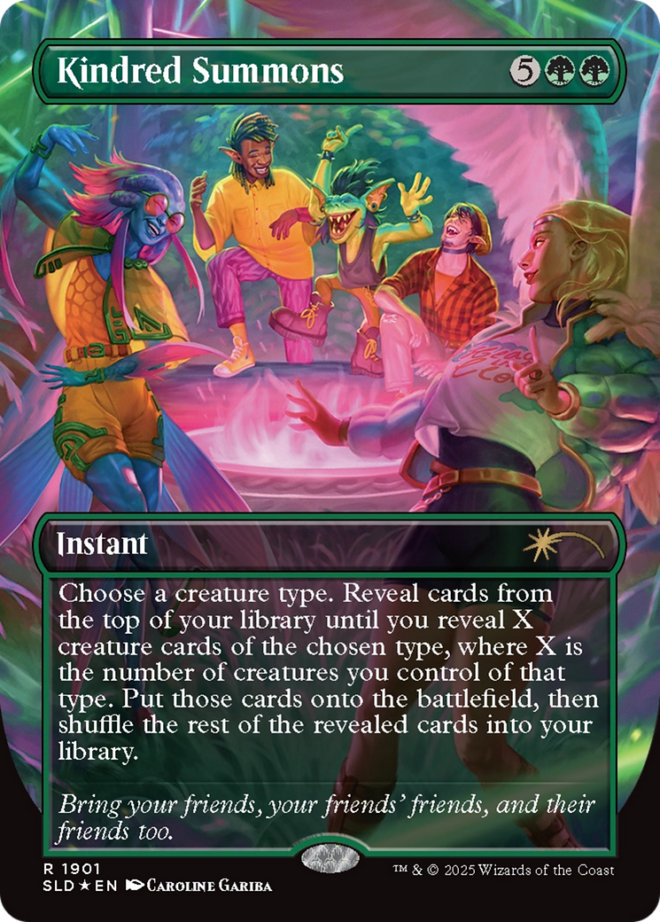 Kindred Summons [SLD 1901]  (Borderless) Foil