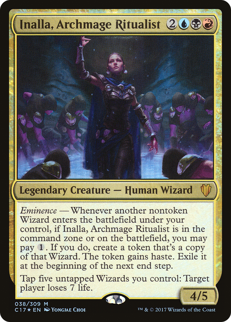{R} Inalla, Archmage Ritualist [Commander 2017][C17 038] - Misty Mountain Games