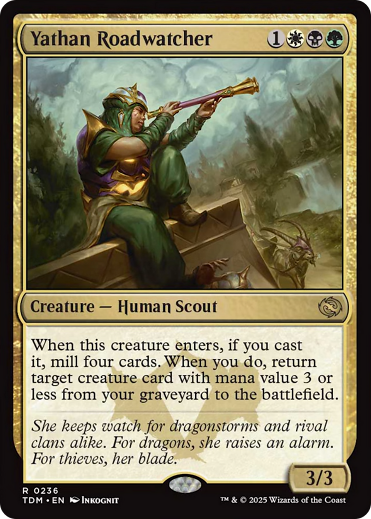 {@R} Yathan Roadwatcher [Tarkir: Dragonstorm][TDM 236]