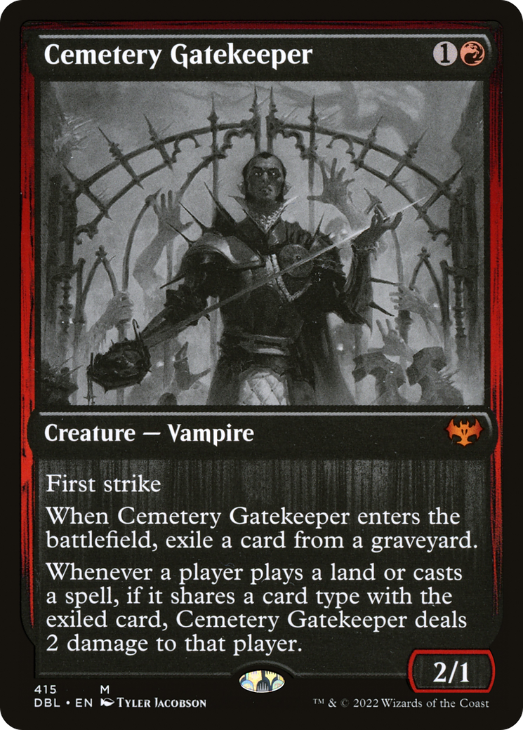 {R} Cemetery Gatekeeper [Innistrad: Double Feature][DBL 415]