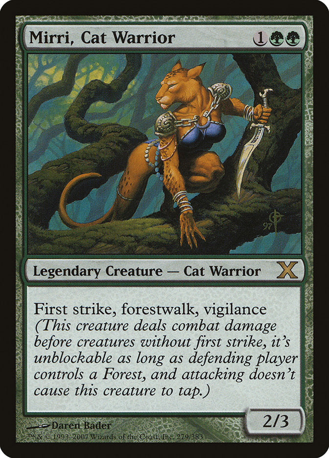 {R} Mirri, Cat Warrior [Tenth Edition][10E 279]