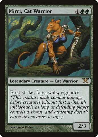 {R} Mirri, Cat Warrior [Tenth Edition][10E 279]