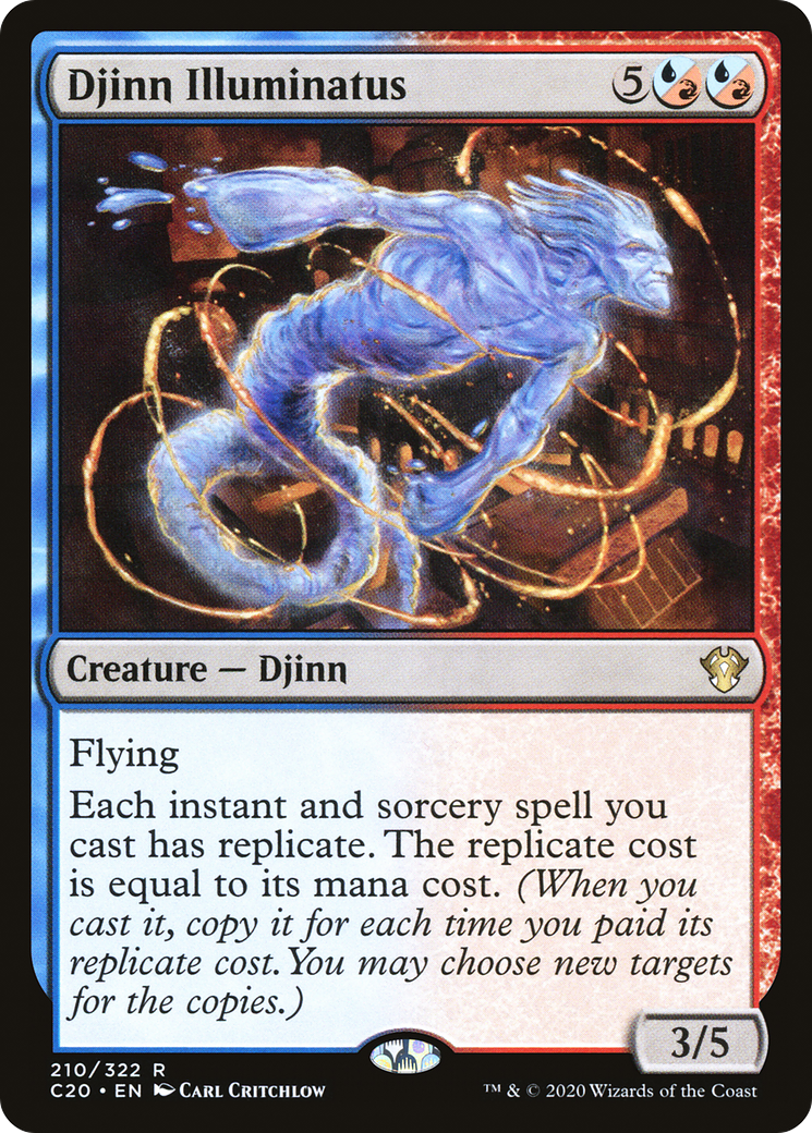 {R} Djinn Illuminatus [Commander 2020][C20 210]