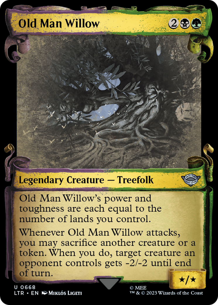 {C} Old Man Willow [The Lord of the Rings: Tales of Middle-Earth Showcase Scrolls][LTR 668]