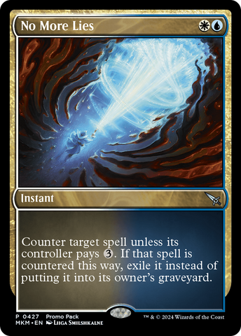 {C} No More Lies (Promo Pack) [Murders at Karlov Manor Promos][MKM 427]