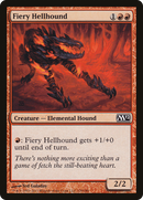 {C} Fiery Hellhound [Magic 2012][M12 130]