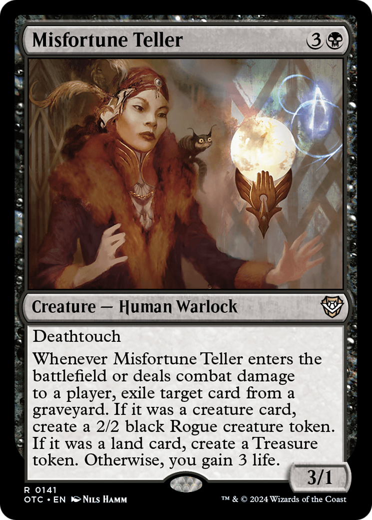 {R} Misfortune Teller [Outlaws of Thunder Junction Commander][OTC 141]