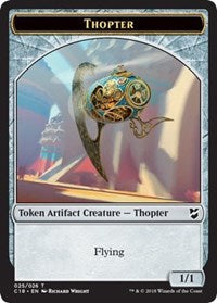{T} Thopter (025) // Servo Double-sided Token [Commander 2018 Tokens][TC18 012]