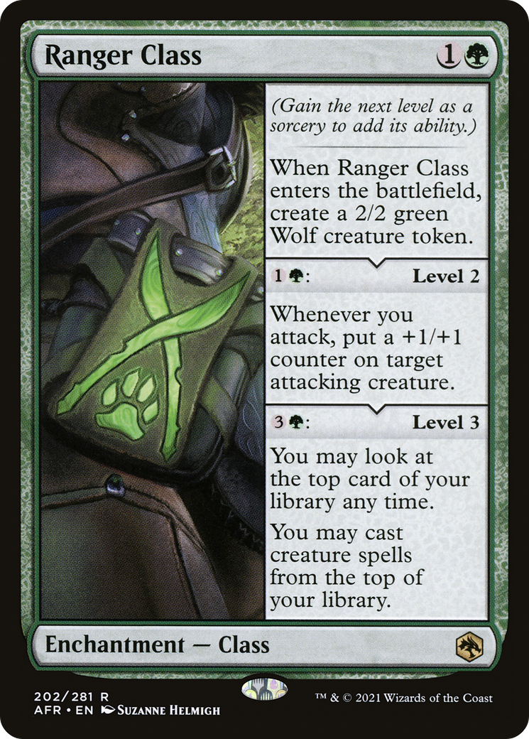 {R} Ranger Class [Dungeons & Dragons: Adventures in the Forgotten Realms][AFR 202]