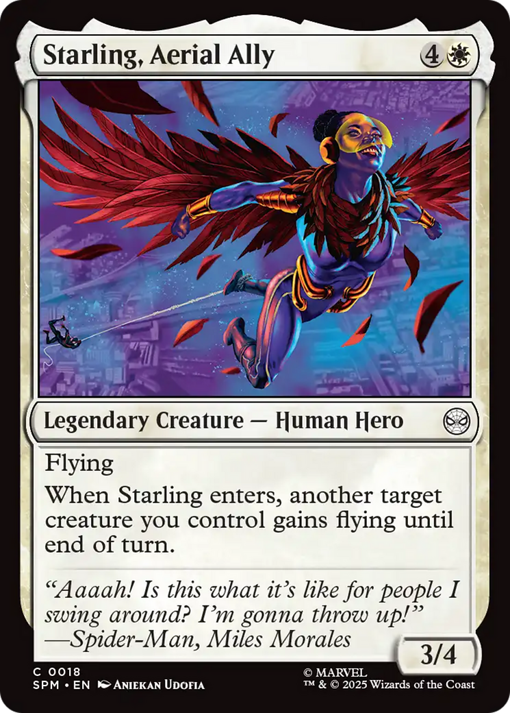 {@@ SPM C} Starling, Aerial Ally [Marvel's Spider-Man] [SPM 018]