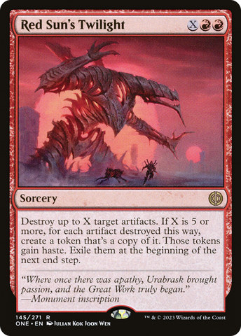 {R} Red Sun's Twilight [Phyrexia: All Will Be One][ONE 145]