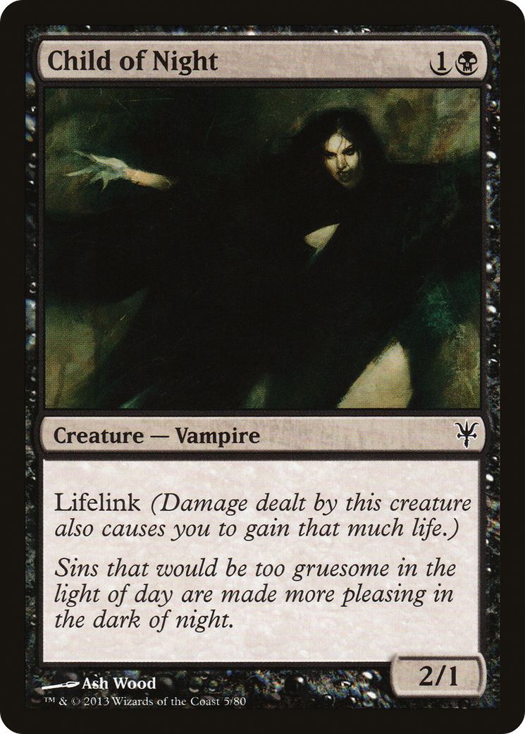 {C} Child of Night [Duel Decks: Sorin vs. Tibalt][DDK 005]