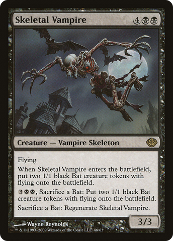 {R} Skeletal Vampire [Duel Decks: Garruk vs. Liliana][DDD 046]