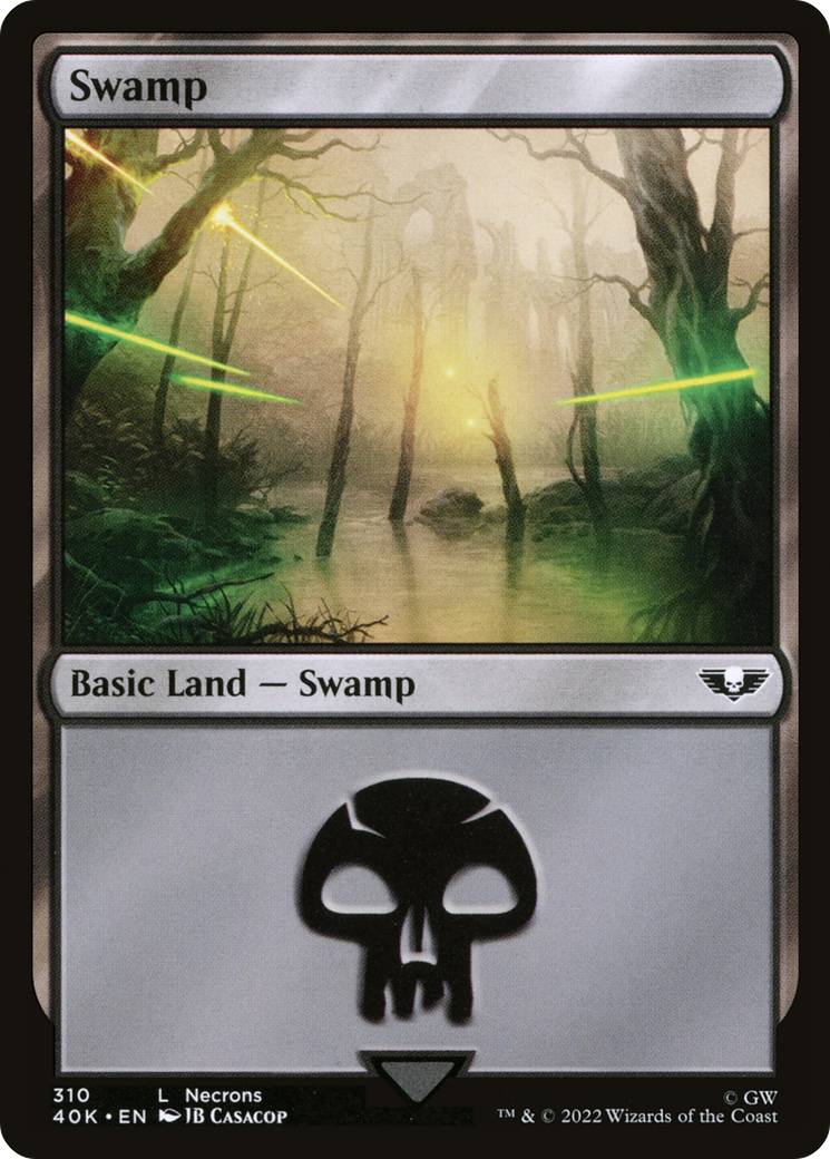 {B}[40K 310] Swamp (310) [Universes Beyond: Warhammer 40,000]