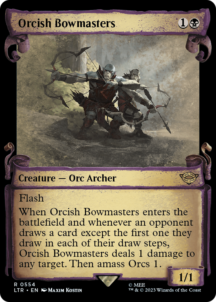 {R} Orcish Bowmasters [The Lord of the Rings: Tales of Middle-Earth Showcase Scrolls][LTR 554]