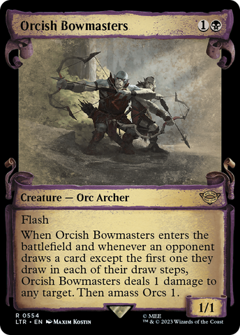 {R} Orcish Bowmasters [The Lord of the Rings: Tales of Middle-Earth Showcase Scrolls][LTR 554]