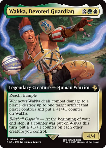 {R} Wakka, Devoted Guardian (Extended Art) [FINAL FANTASY Commander][FIC 190]