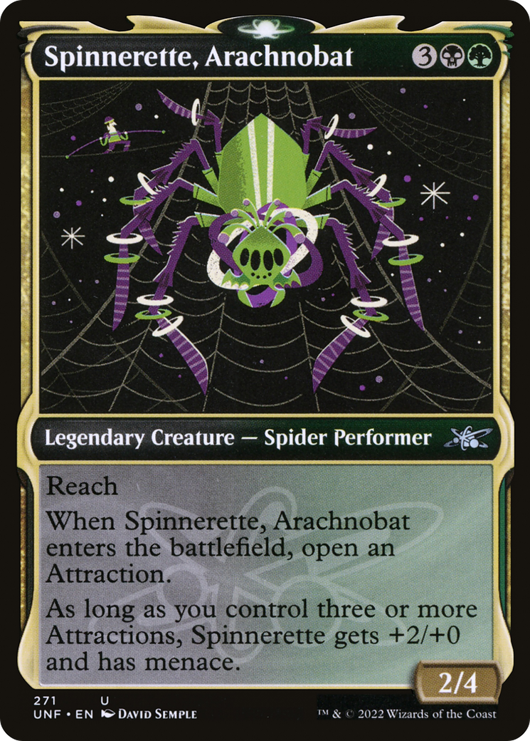 {C} Spinnerette, Arachnobat (Showcase) [Unfinity][UNF 271]