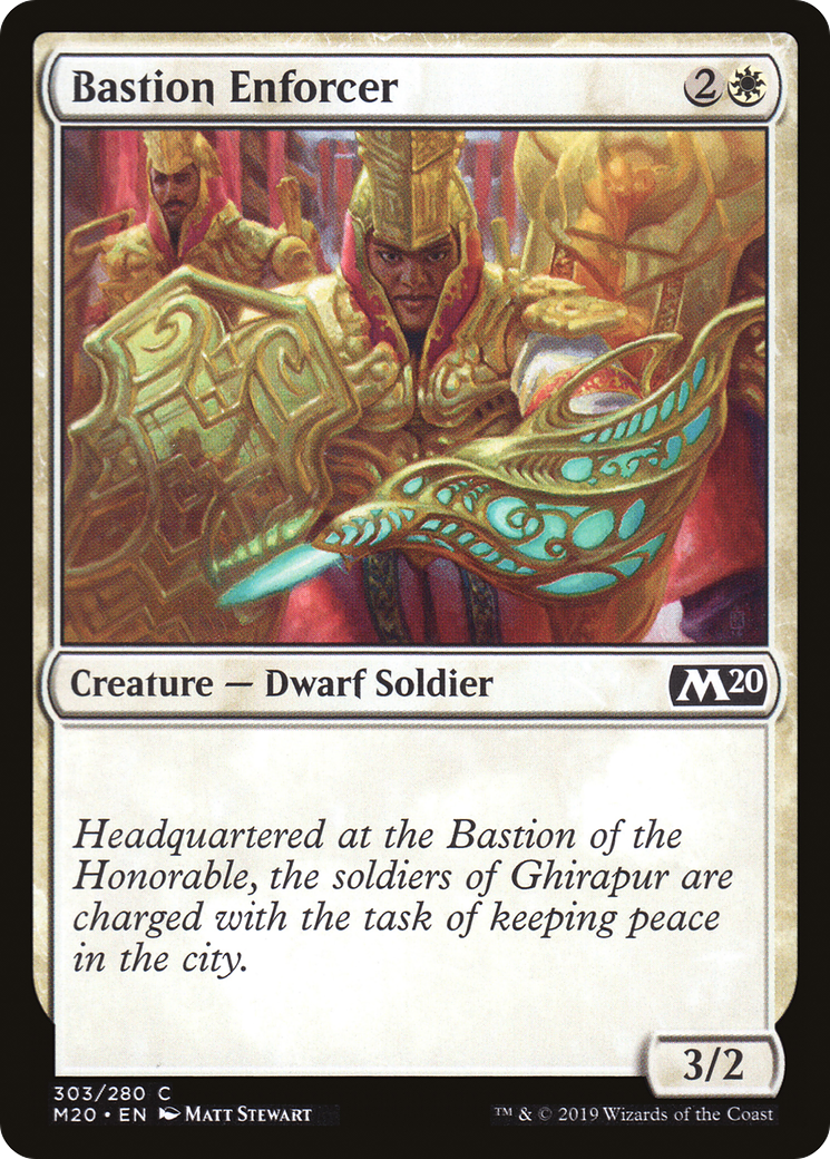 {C} Bastion Enforcer [Core Set 2020][M20 303]