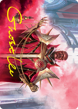 {A} Markov Purifier Art Card (Gold-Stamped Signature) [Innistrad: Crimson Vow Art Series][GS AVOW 062]