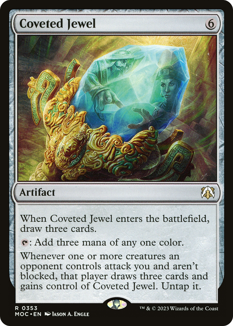 {R} Coveted Jewel (Ripple Foil) [Modern Horizons 3 Commander][RPF M3C 287]