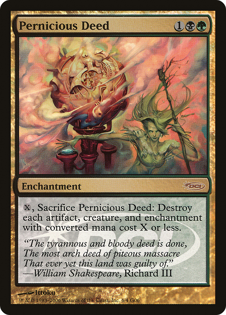 {R} Pernicious Deed [Judge Gift Cards 2006][PA J06 004] - Misty Mountain Games