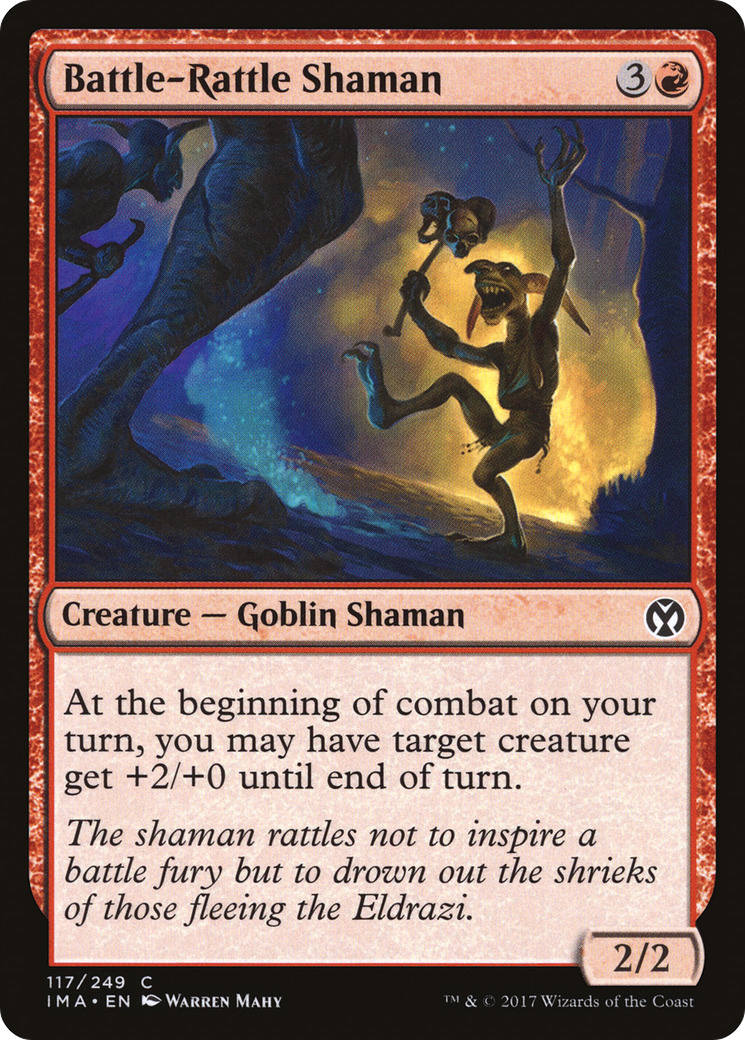 {C} Battle-Rattle Shaman [Iconic Masters][IMA 117]
