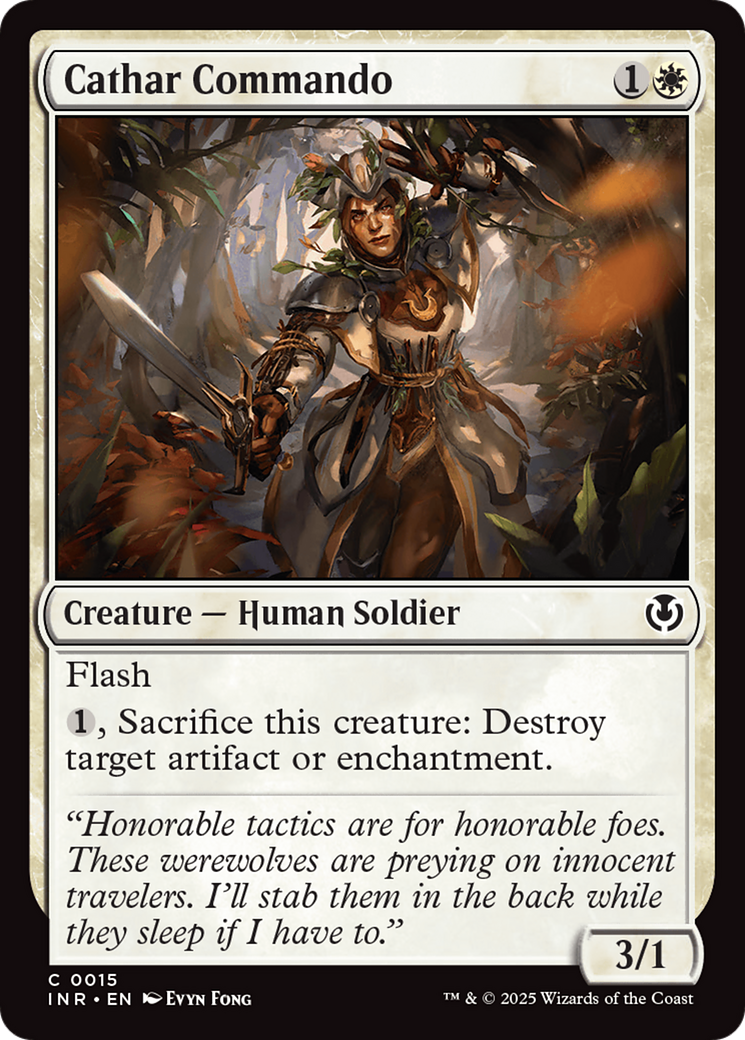 {C} Cathar Commando [Innistrad Remastered][INR 015]