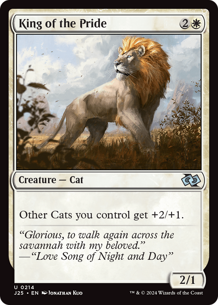 {C} King of the Pride [Foundations Jumpstart][J25 214]
