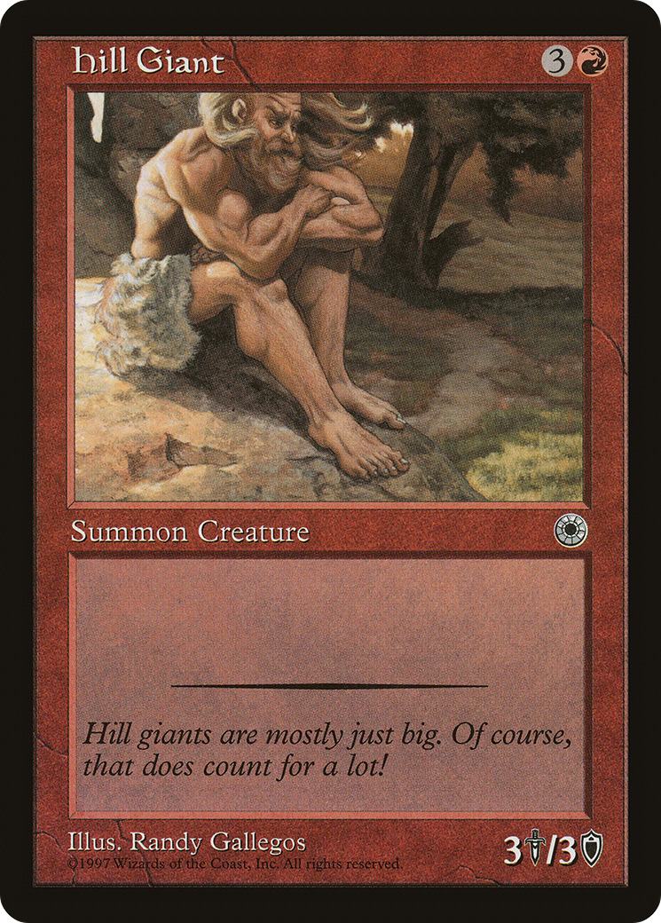 {C} Hill Giant [Portal][POR 133]