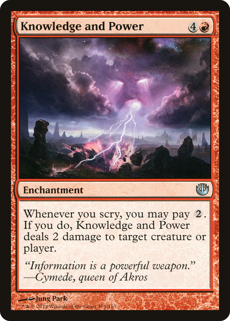 {C} Knowledge and Power [Journey into Nyx][JOU 101]