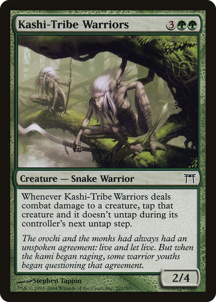 {C} Kashi-Tribe Warriors [Champions of Kamigawa][CHK 221]