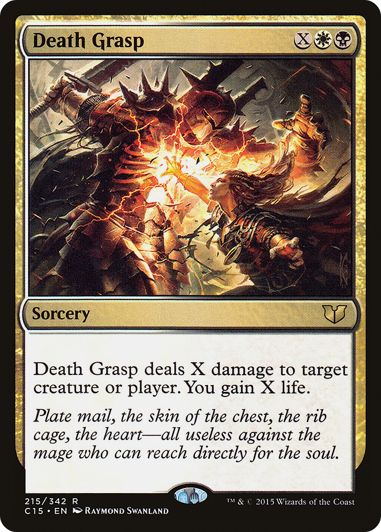 {R} Death Grasp [Commander 2015][C15 215]