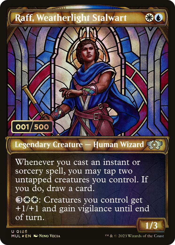 {C} Raff, Weatherlight Stalwart (Serialized) [Multiverse Legends][SR MUL 186]
