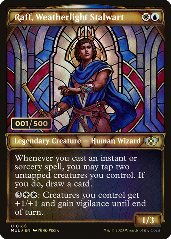 {C} Raff, Weatherlight Stalwart (Serialized) [Multiverse Legends][SR MUL 186]