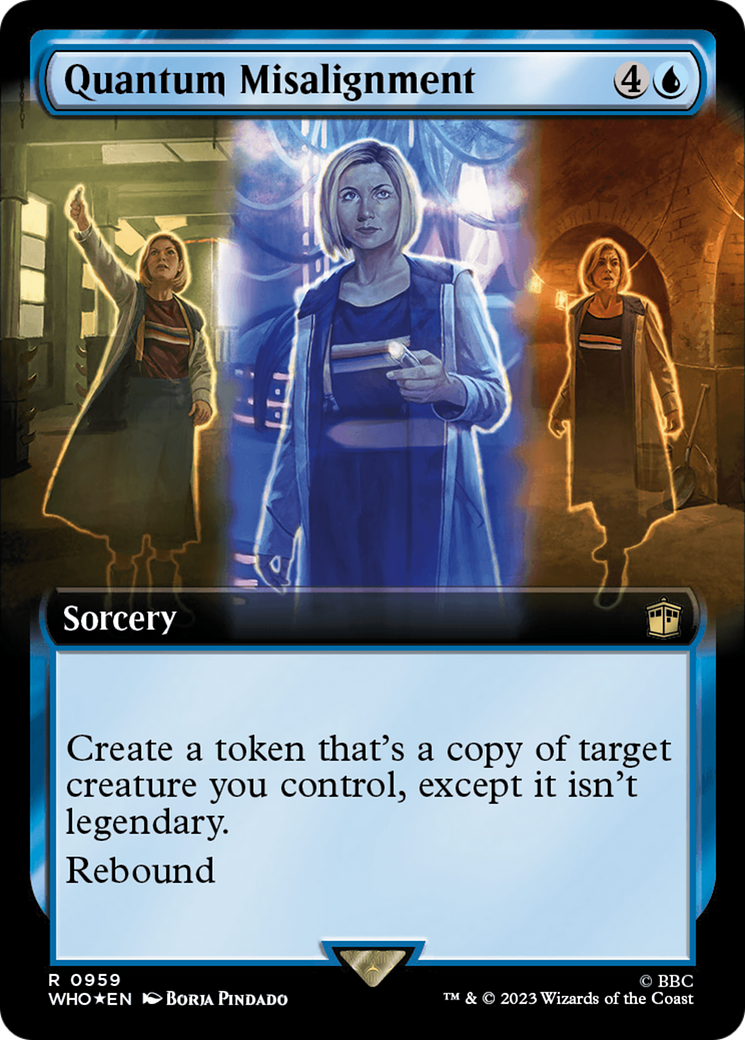 {R} Quantum Misalignment (Extended Art) (Surge Foil) [Doctor Who][WHO 959]