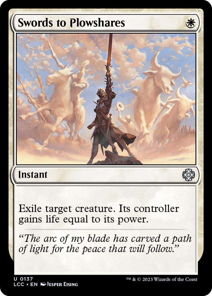 {C} Swords to Plowshares [The Lost Caverns of Ixalan Commander][LCC 137]