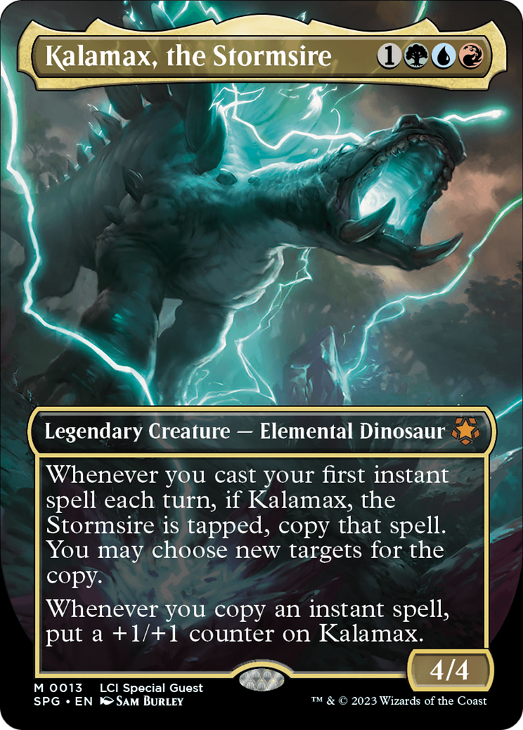 {R} Kalamax, the Stormsire (Borderless) [The Lost Caverns of Ixalan Special Guests][SPG 013]